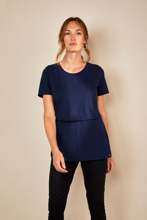 Nursing Crew Neck T-shirt