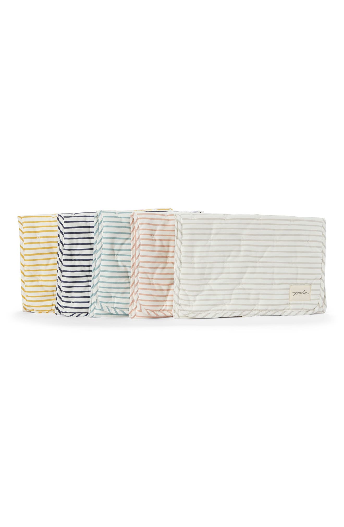 Pehr On the Go Coated Organic Cotton Changing Pad, Alternate, color, Ink