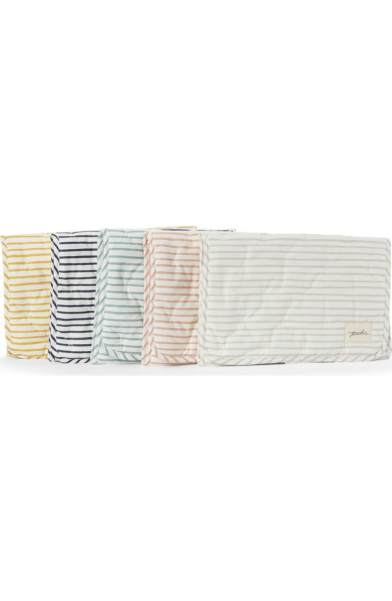 Pehr On the Go Coated Organic Cotton Changing Pad, Alternate, color, Ink
