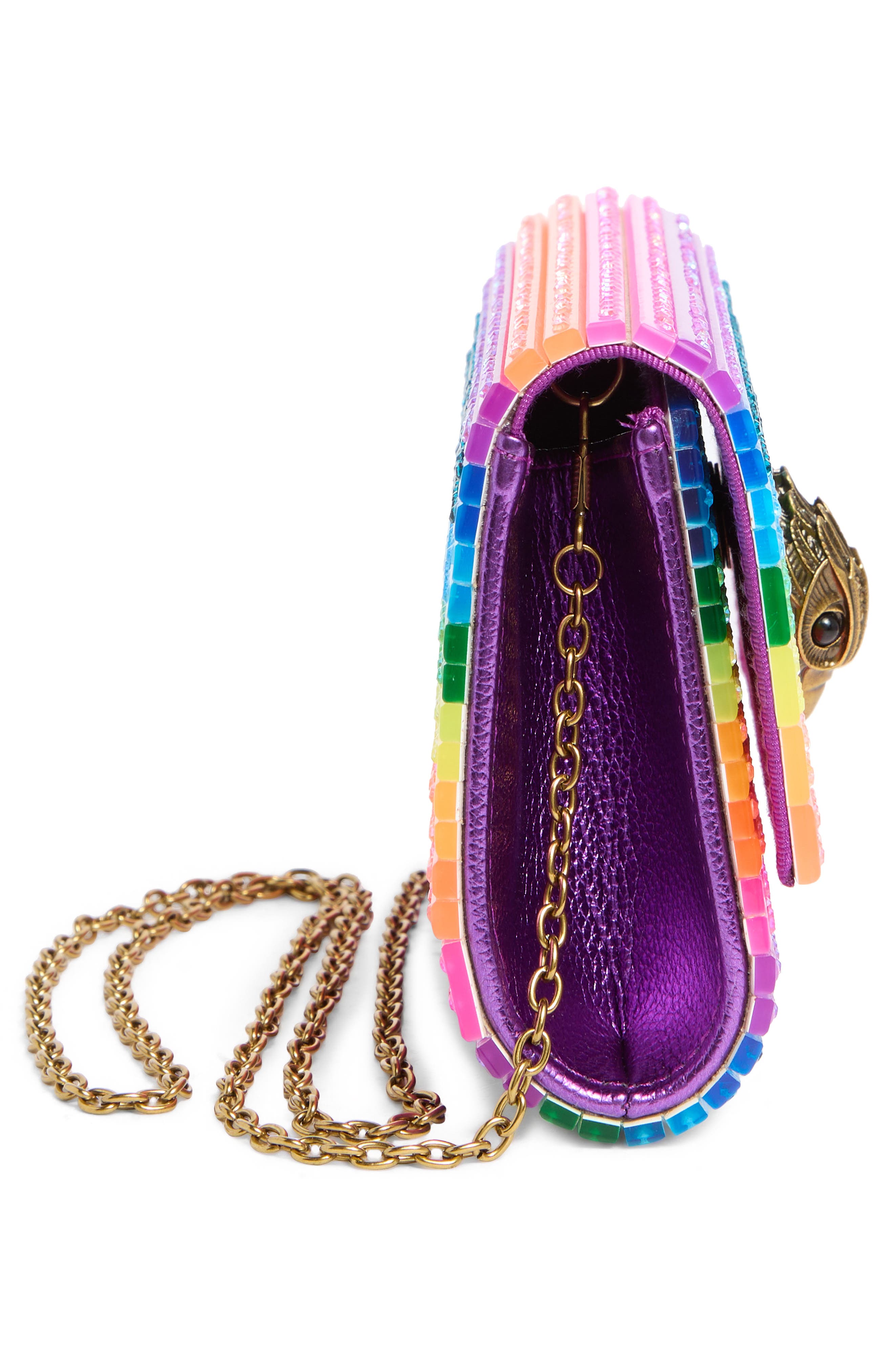 Kurt Geiger London Party Eagle Clutch, Alternate, color, 