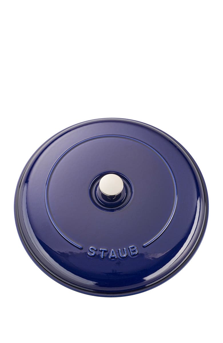 Staub 3.5-Quart Enameled Cast Iron Braiser, Alternate, color, Dark Blue
