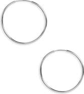 Argento vivo silver hoops discount