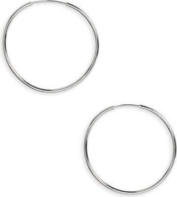 Argento Vivo Sterling Silver Argento Vivo Endless Hoop Argento Vivo Sterling Silver Argento Vivo Endless Hoop