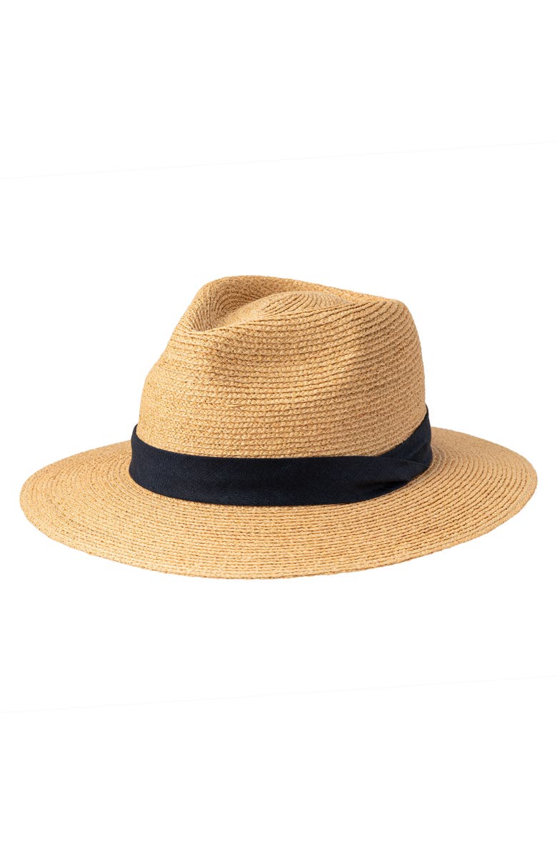 Polo Ralph Lauren Classic Raffia Fedora, Main, color, 