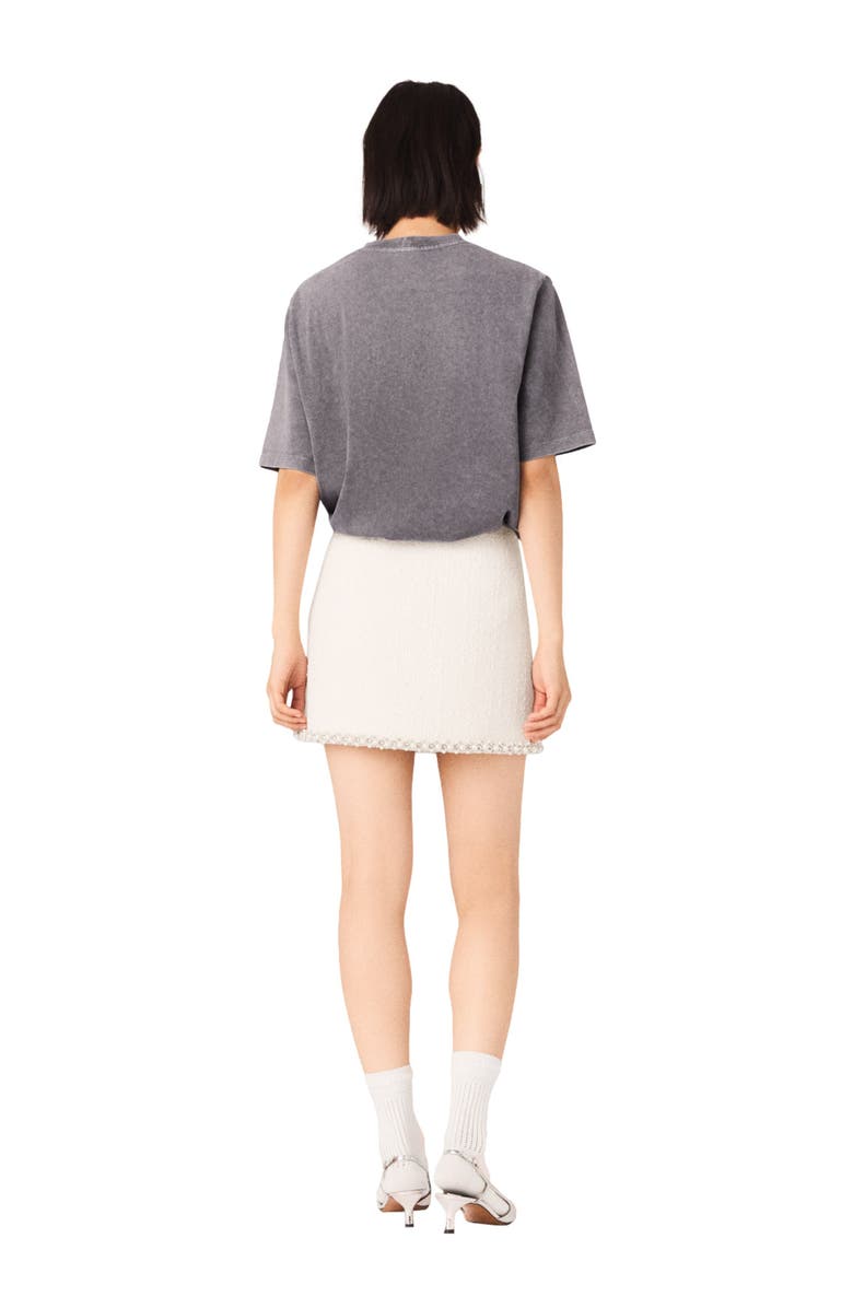 maje Horse print T-shirt, Alternate, color, Grey