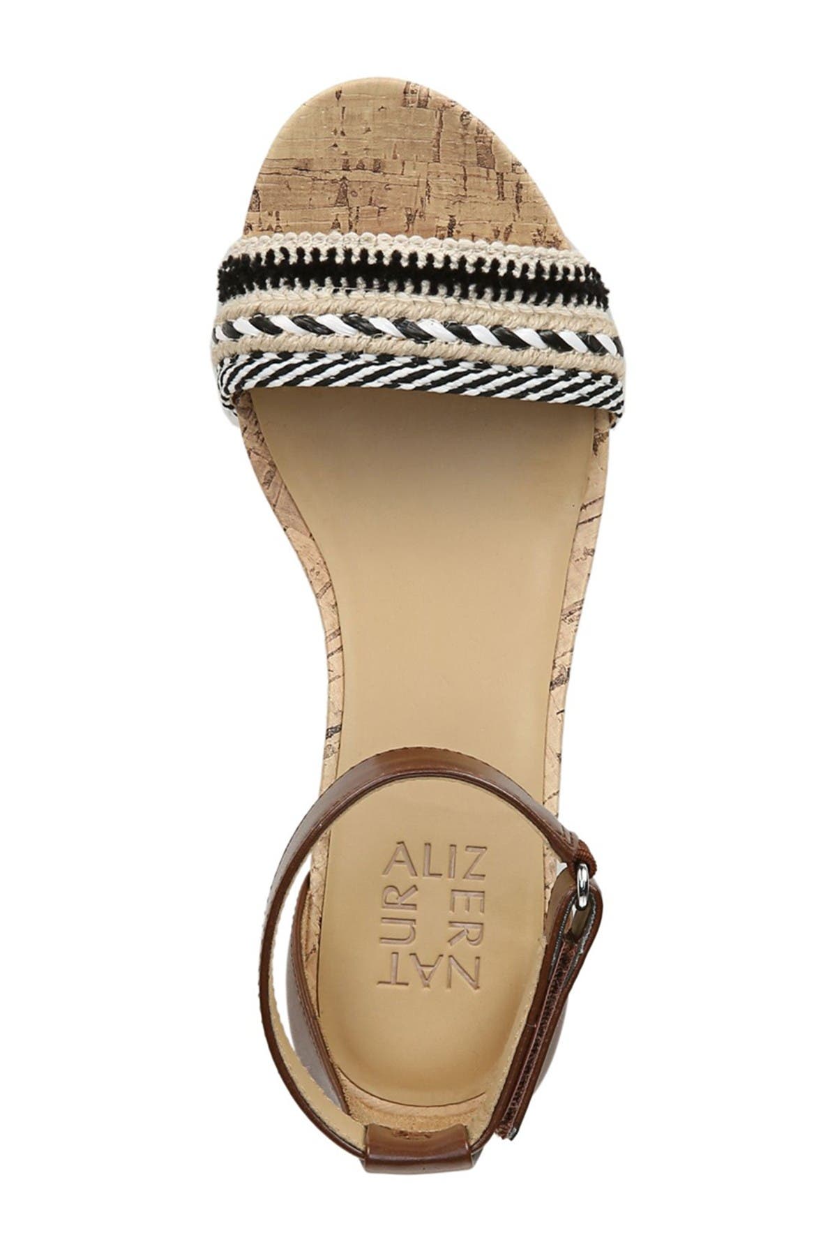 Naturalizer Areda Wedge Sandal - Wide Width Available, Alternate, color, 