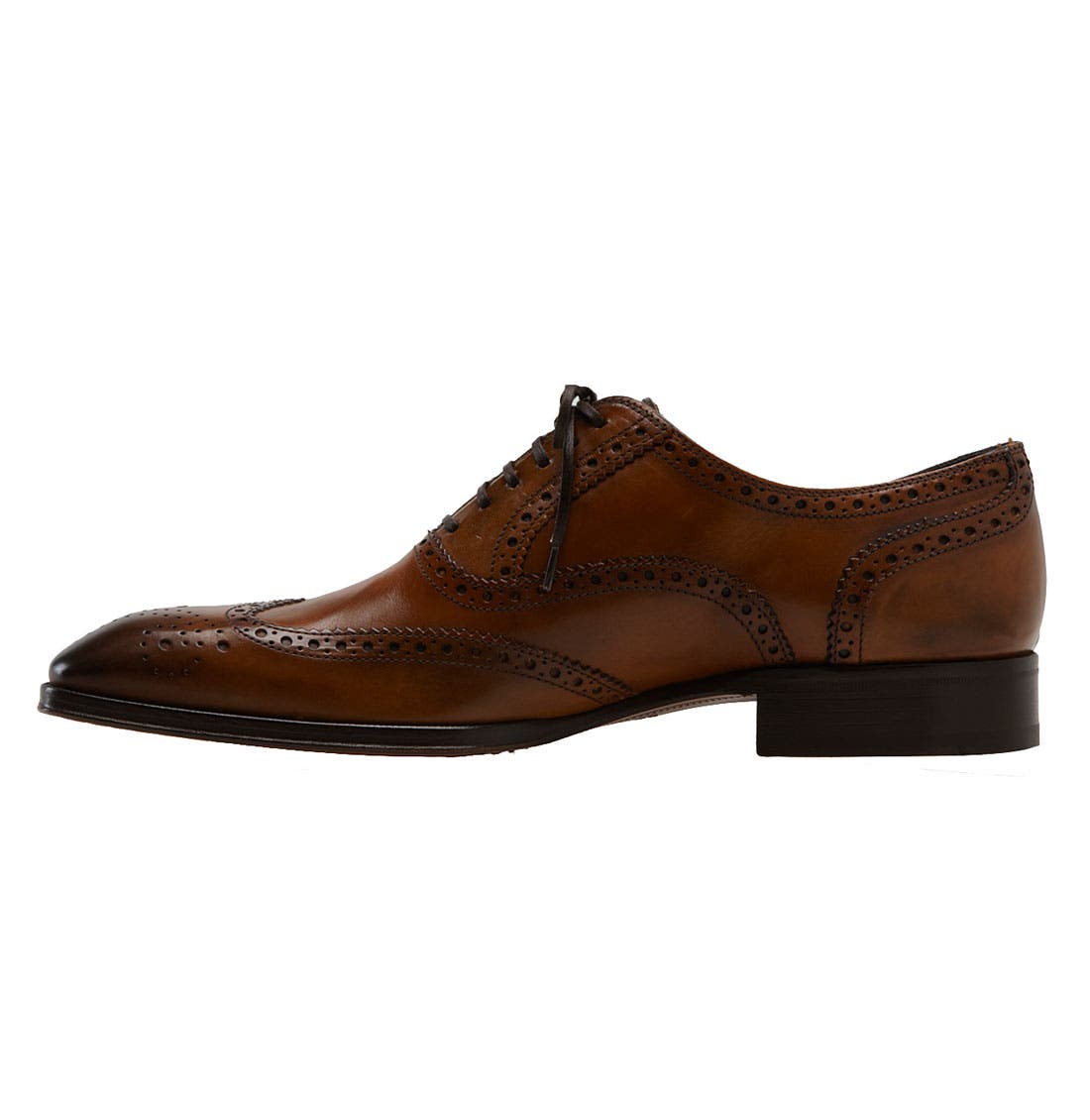 'Brooks' Wingtip Oxford, Alternate, color, Cognac