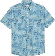 Reyn Spooner Tapa Montage Button Down Shirt