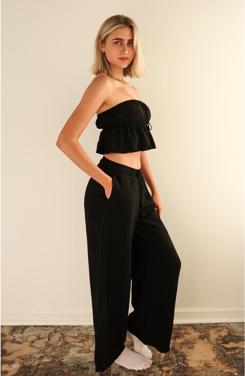 Dippin Daisys Dolce Notte Lounge Pants, Alternate, color, Black