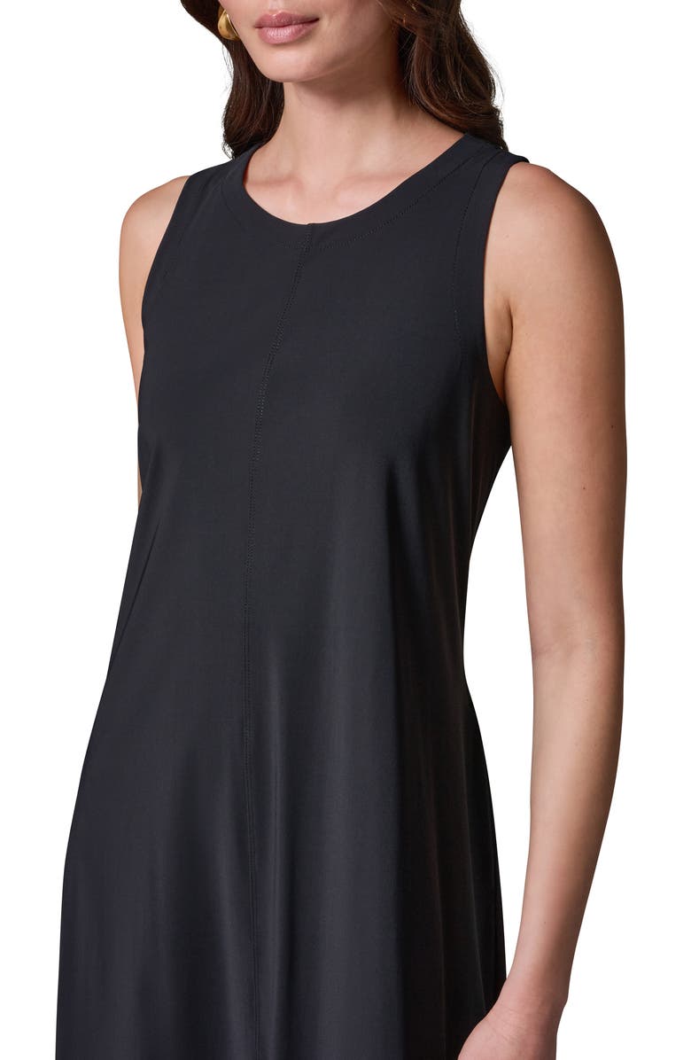Donna Karan New York Sleeveless Midi Dress, Alternate, color, Black
