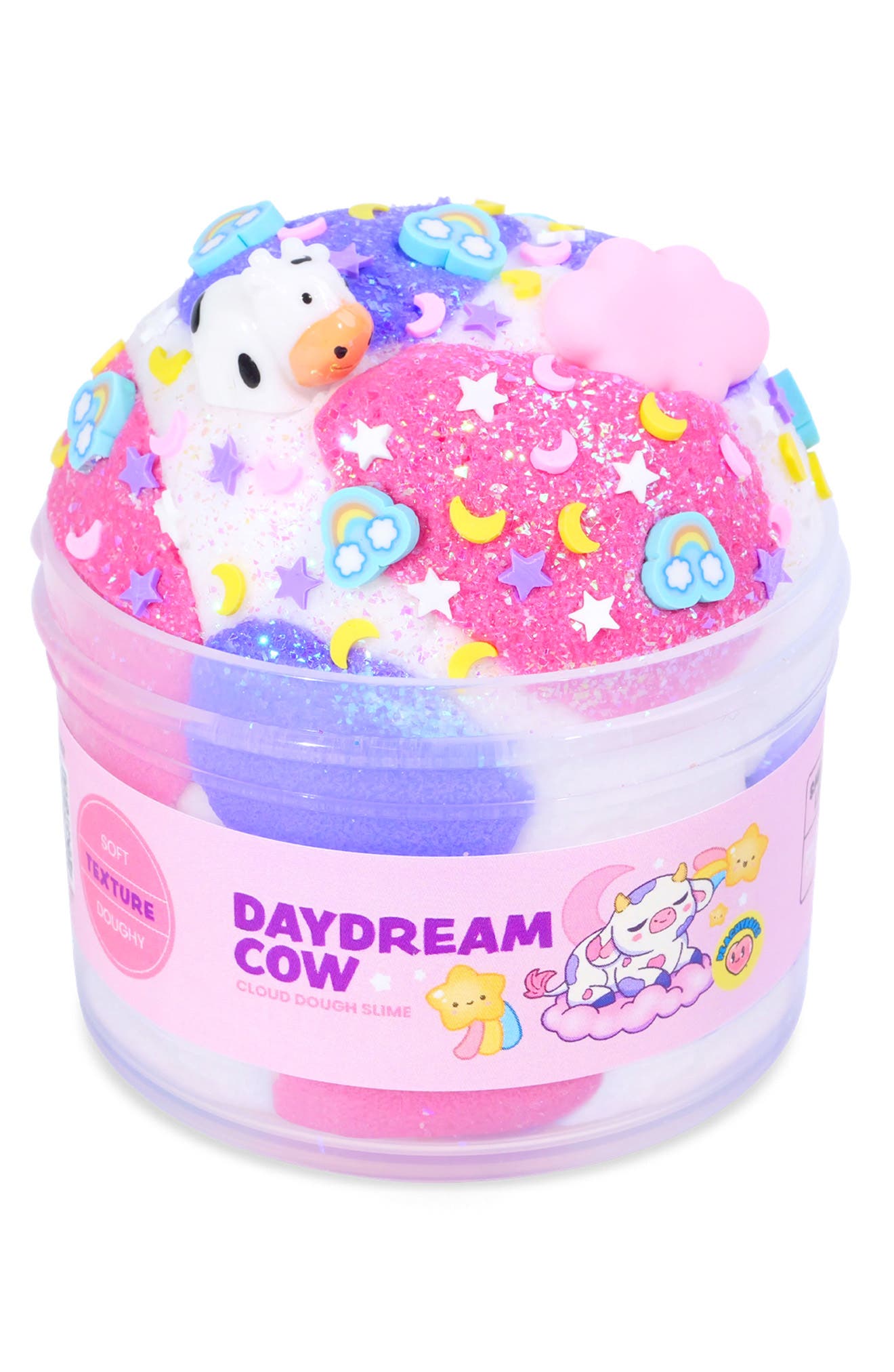 Peachybbies Daydream Cow Cloud Dough Slime in Multi 