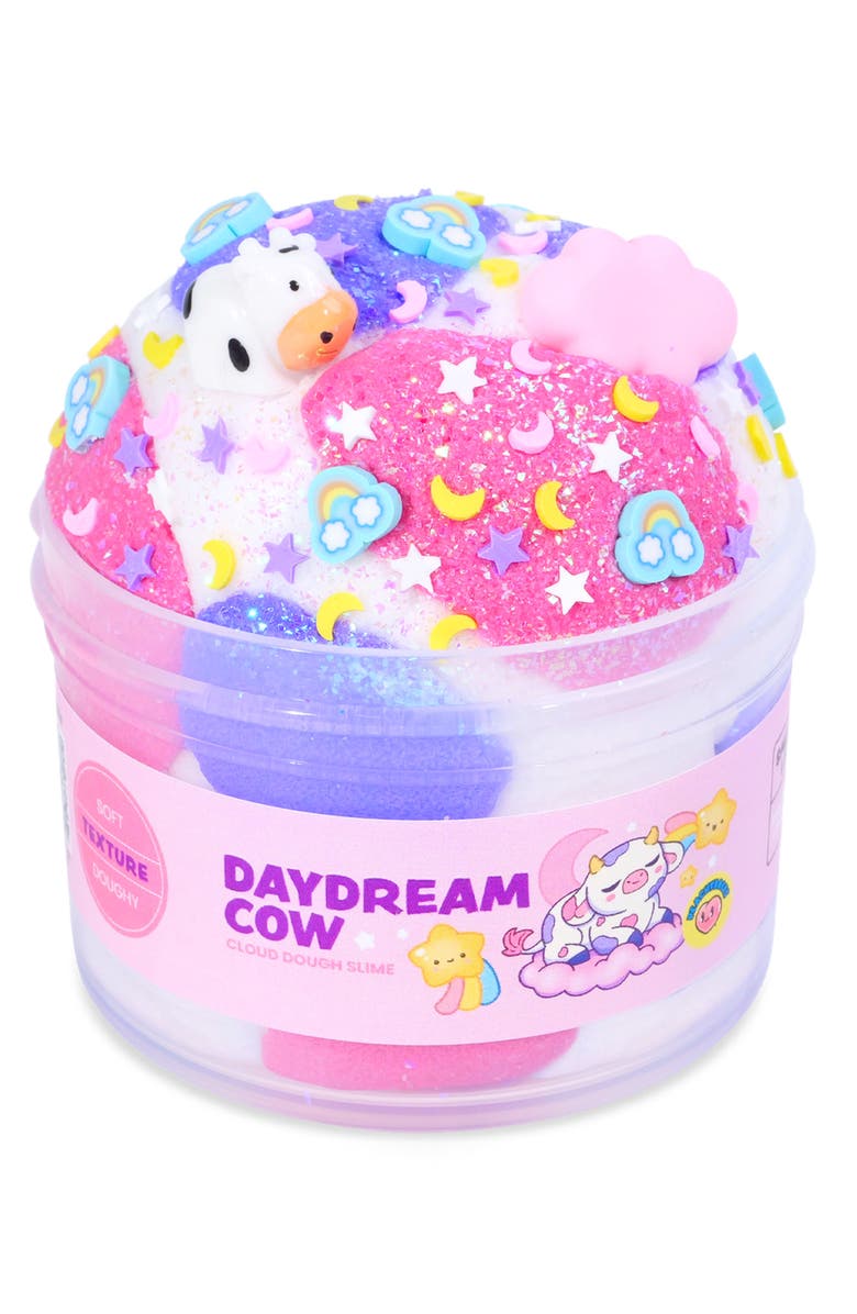 Peachybbies Daydream Cow Cloud Dough Slime, Main, color,