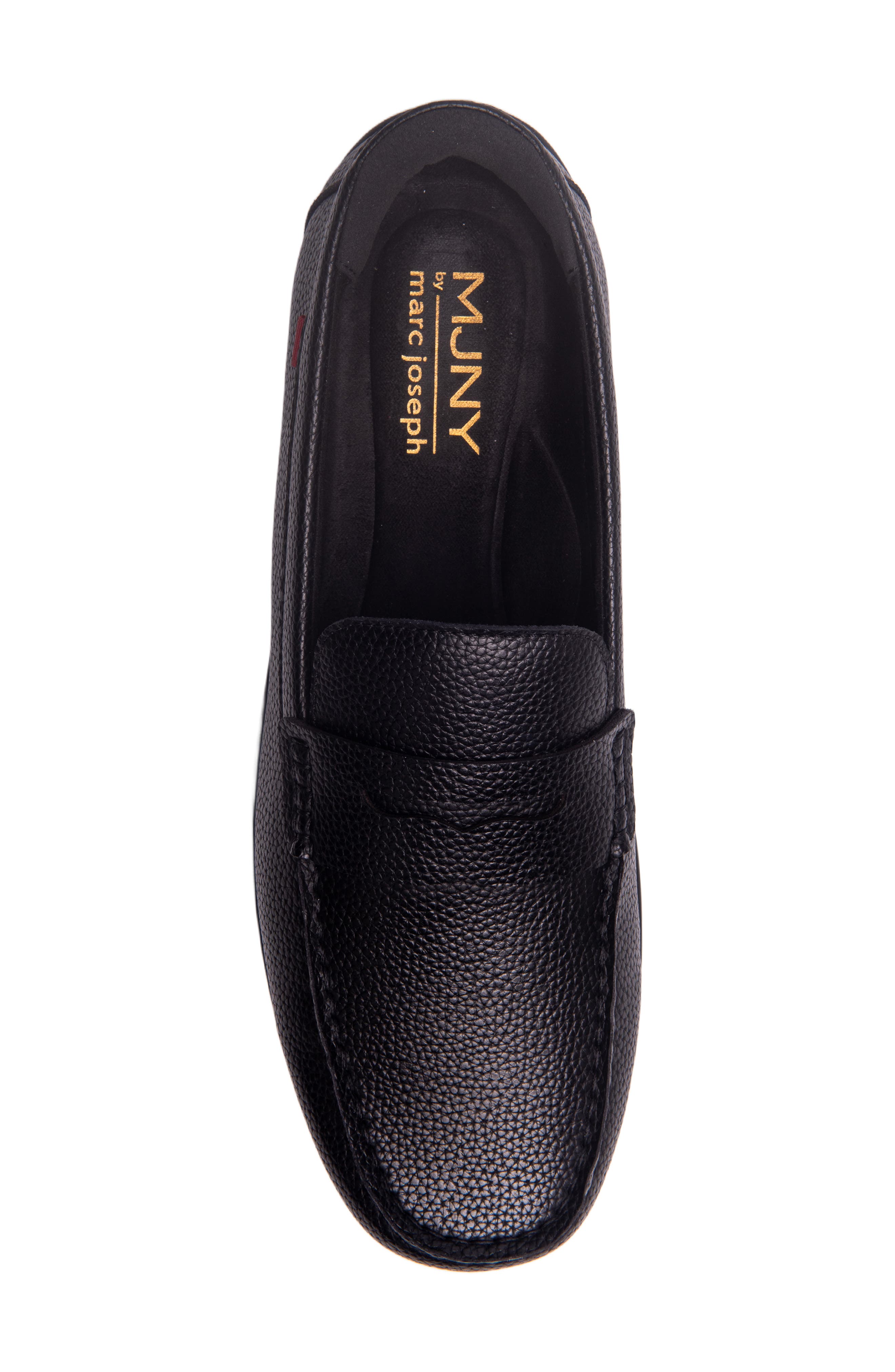 Marc Joseph New York John Street Penny Loafer, Alternate, color, Black Grainy Leather