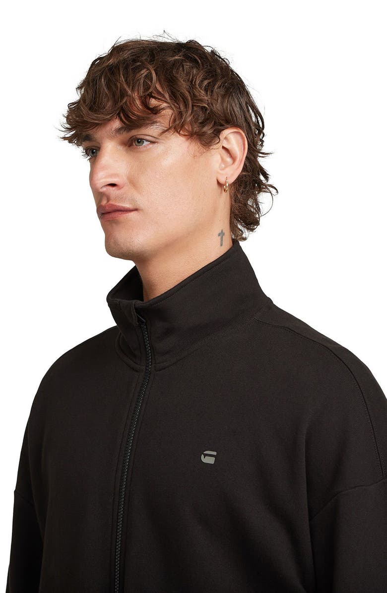 G-STAR Rovic Zip-Up Sweatshirt, Alternate, color, Dark Black