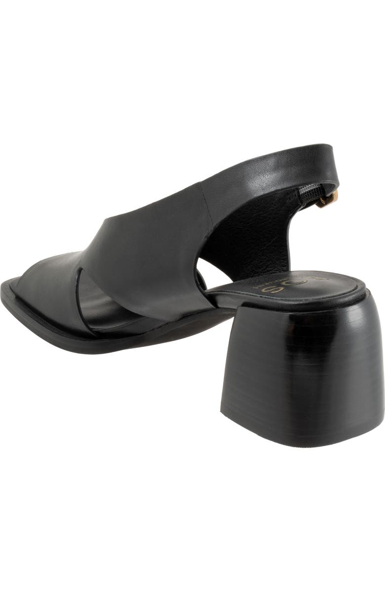 EOS FOOTWEAR Isadora Slingback Sandal, Alternate, color, Onyx