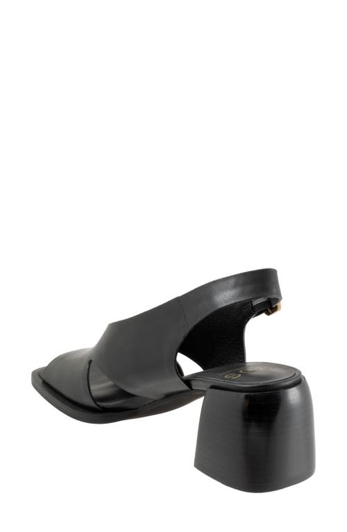 Eos Footwear Isadora Slingback Sandal In Onyx
