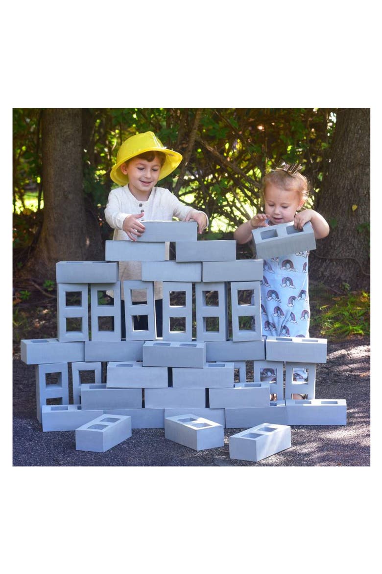 20-Piece Foam Building Block Set, Alternate, color, NO COLOR