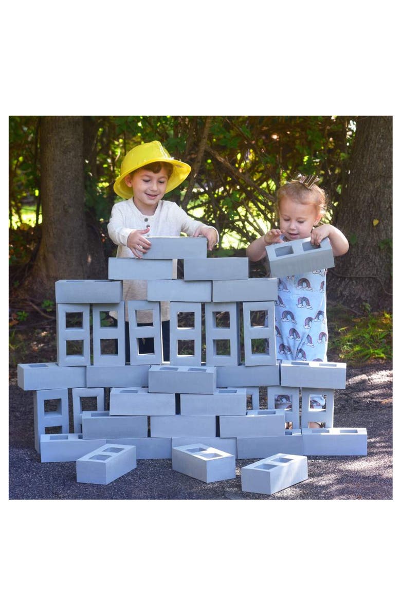 PLAYLEARN 20-Piece Foam Building Block Set, Alternate, color,