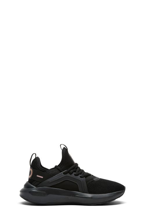 Puma Kids' Softride Enzo 5 Sneaker In Black