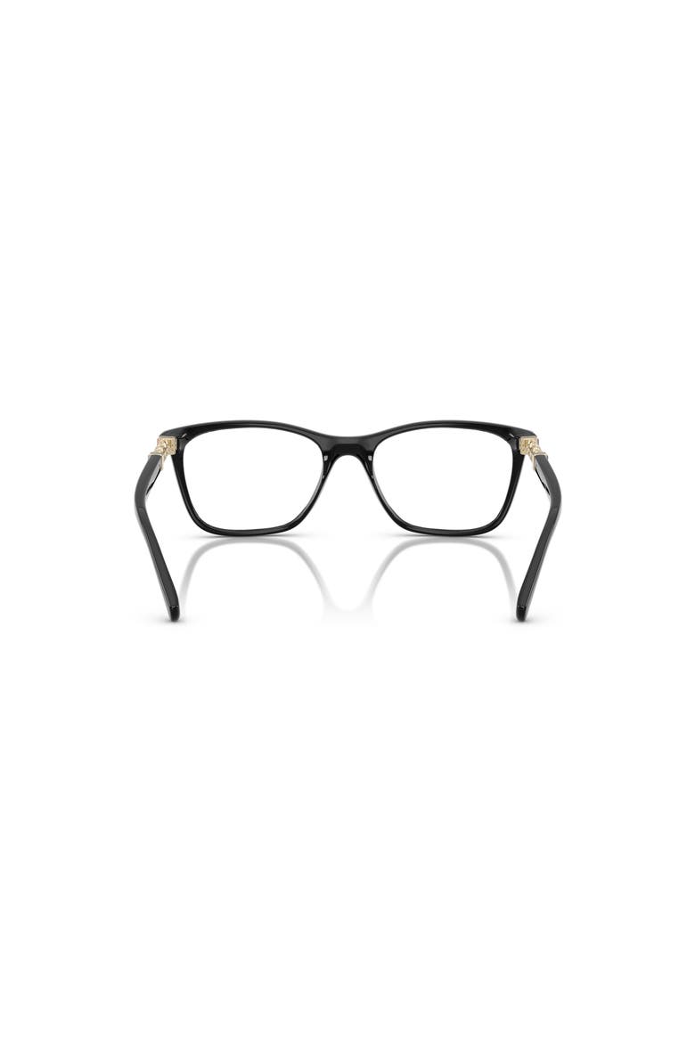 53mm Rectangle optical glasses, Alternate, color, Black