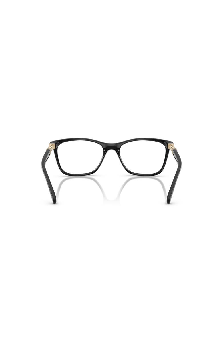 Vogue Eyewear 53mm Rectangle optical glasses, Alternate, color, Black
