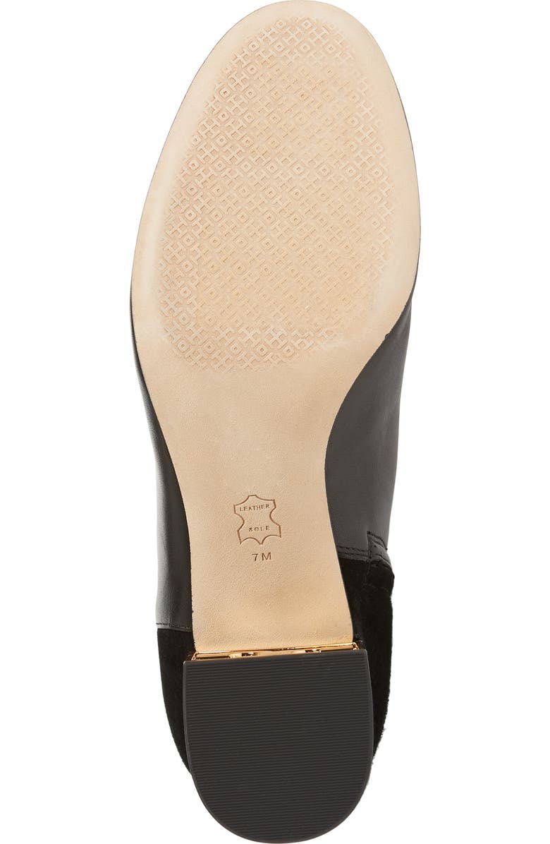 Tory Burch Gigi Logo Heel Tall Boot, Alternate, color,