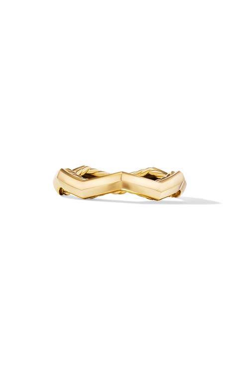 Stax Ring in 18K Yellow Gold, 3mm
