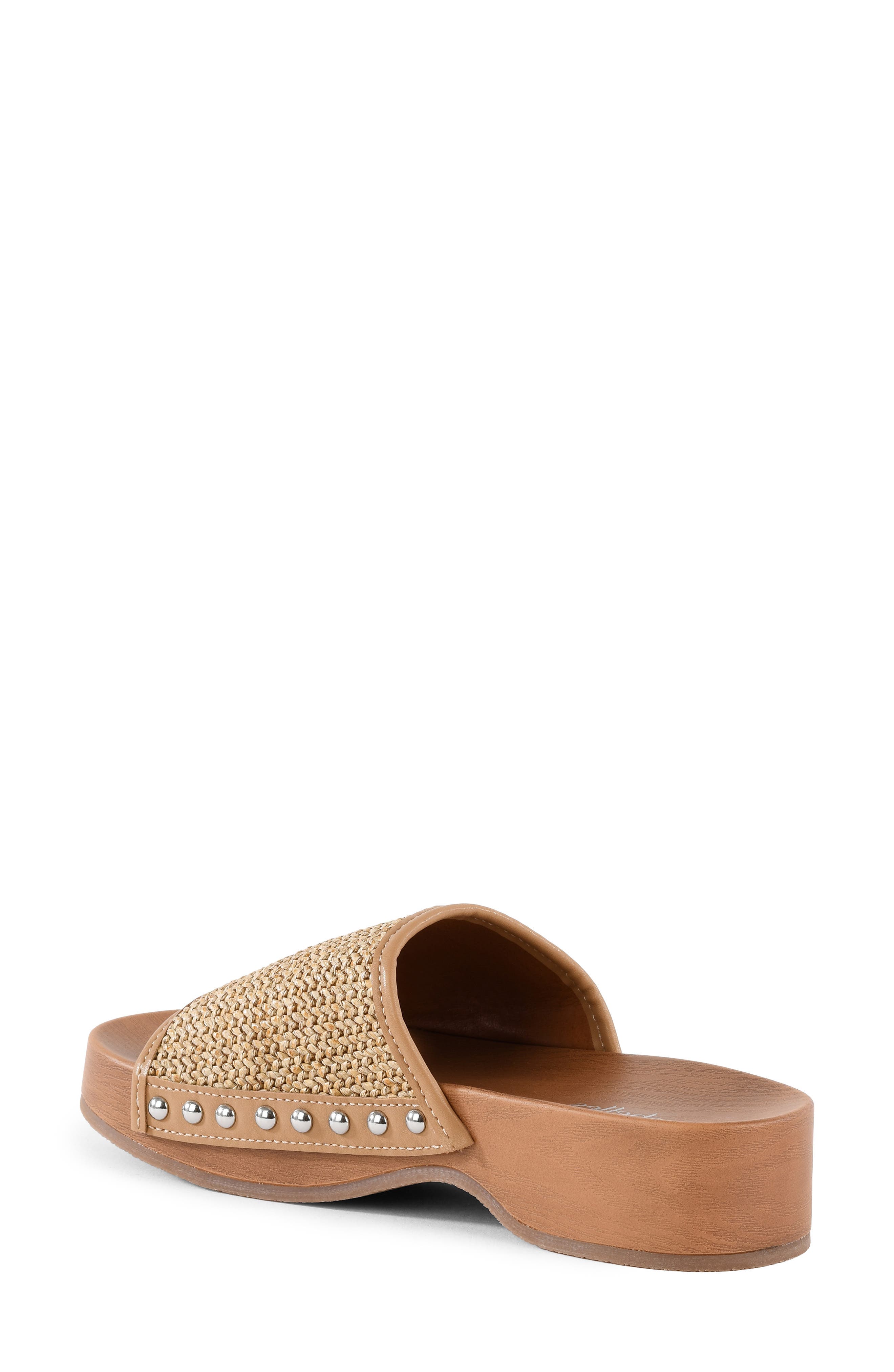 Fantasy Raffia Platform Sandal, Alternate, color, TAN