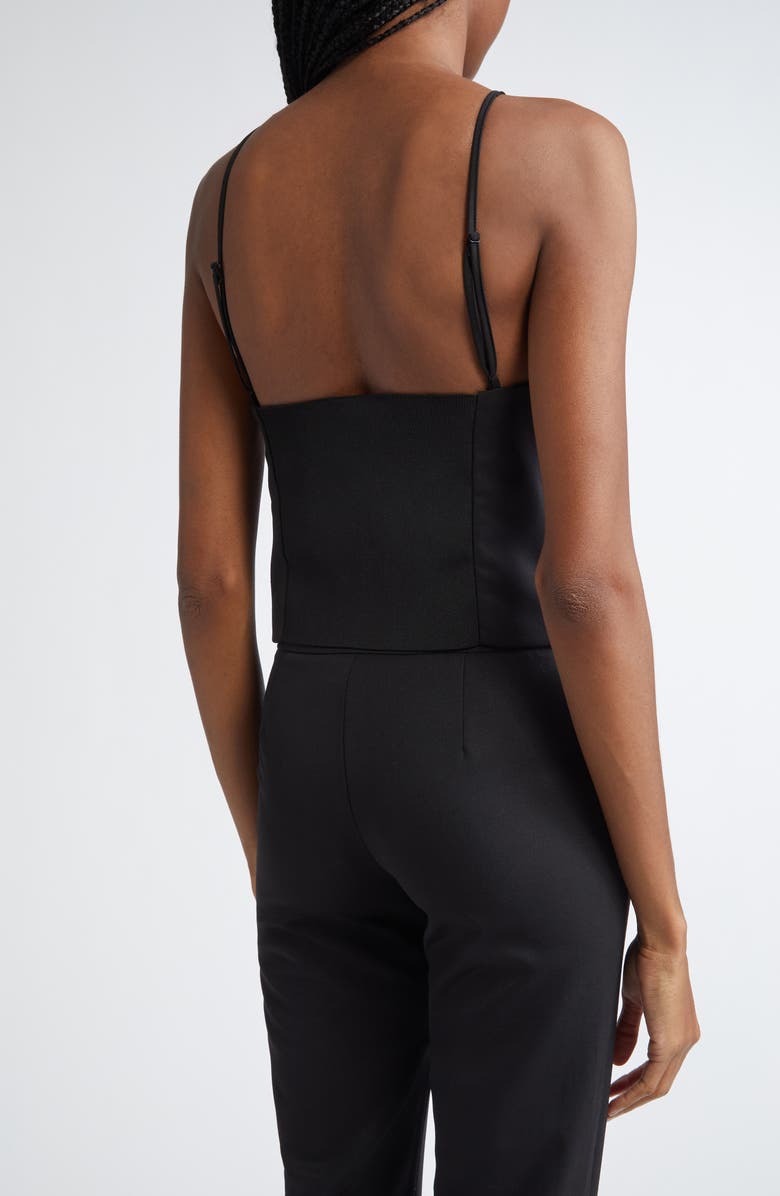 DIESEL<sup>®</sup> T-Wilight Logo Cutout Stretch Twill Tank, Alternate, color, Very/ Black