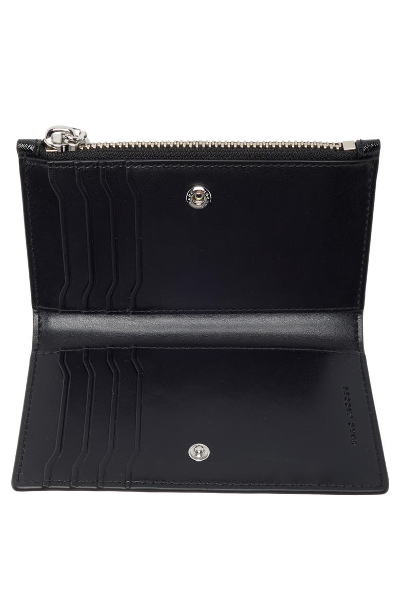 Marc Jacobs Trademarc Medium Flat Wallet, Alternate, color, Black