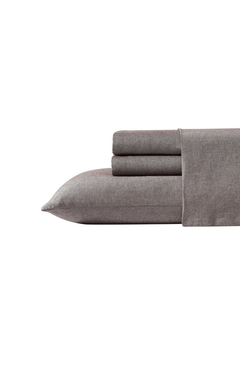 Tommy Bahama Paradise Twill Sheet Set, Main, color, Dark Brown