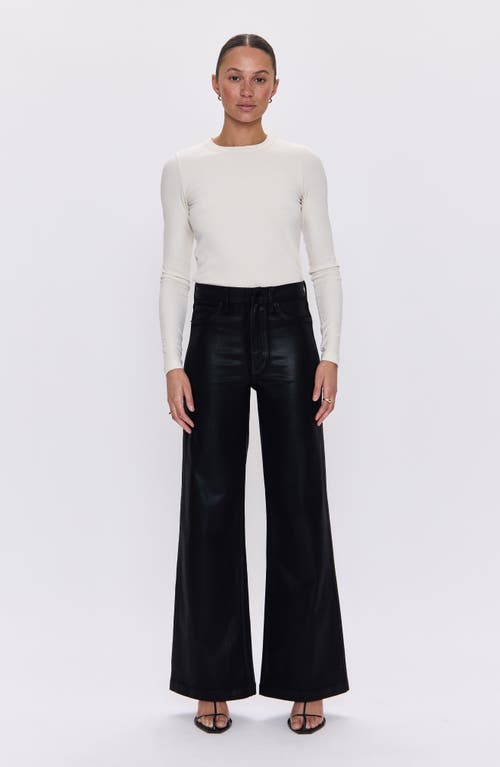 Pistola Lana Wide Leg Jeans In Black