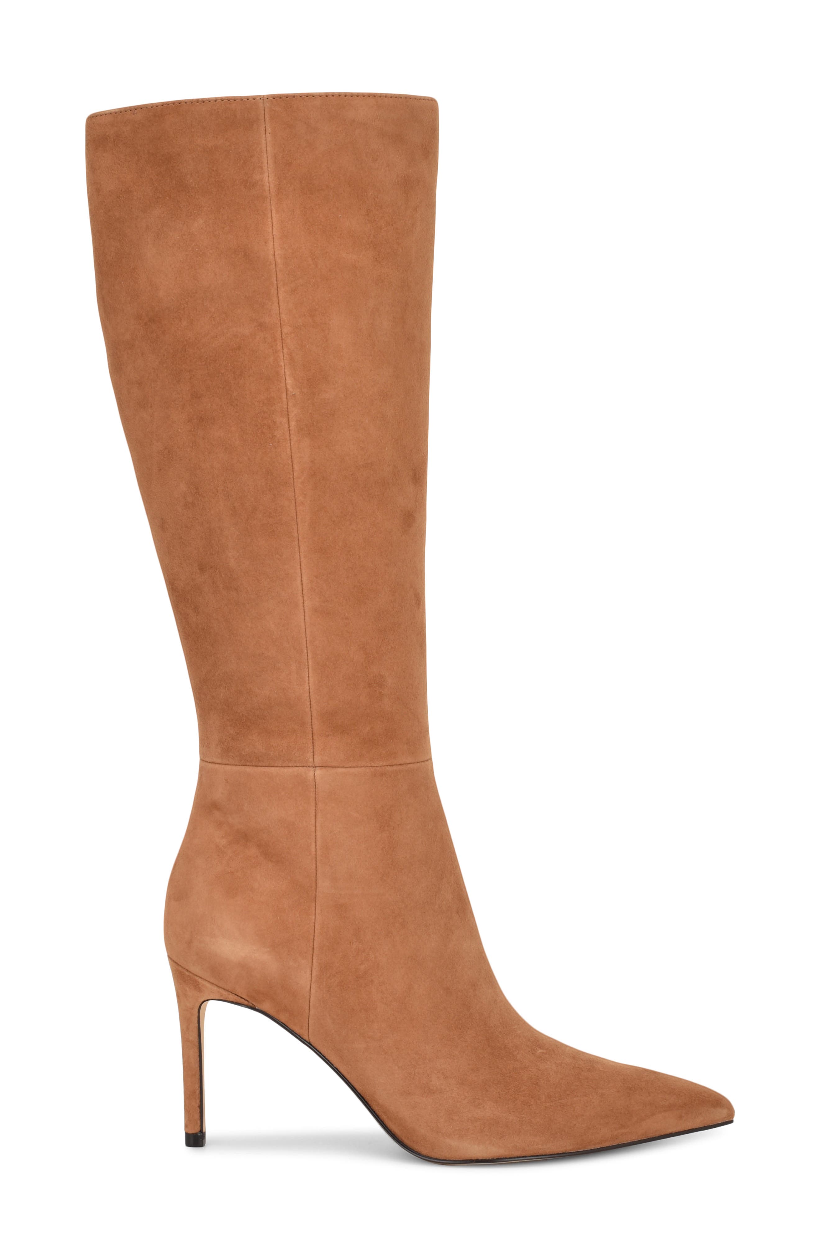 Cook Pointed Toe Knee High Boot, Alternate, color, DARK NATURAL