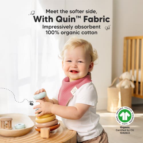 Keababies 8-pack Quin Bandana Bibs In Rosewood