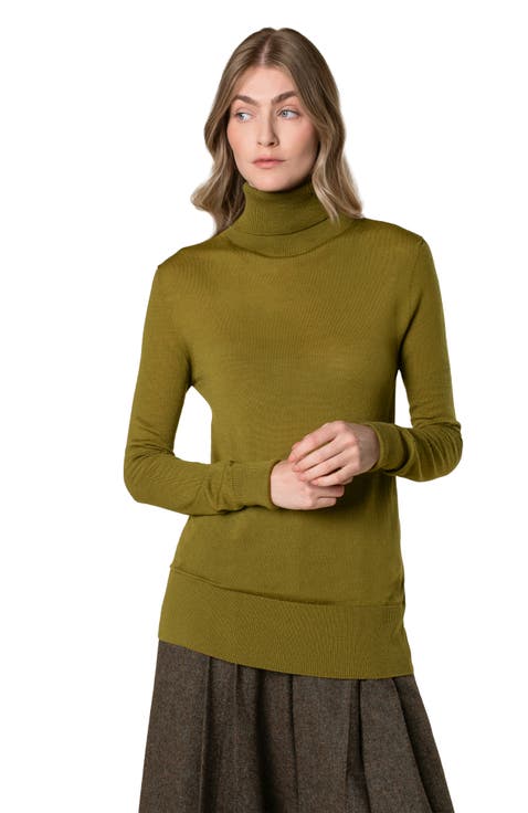British Merino Turtle Neck Sweater