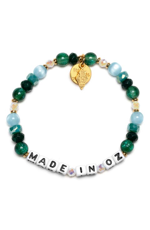 Made in OZ Beaded Stretch Bracelet