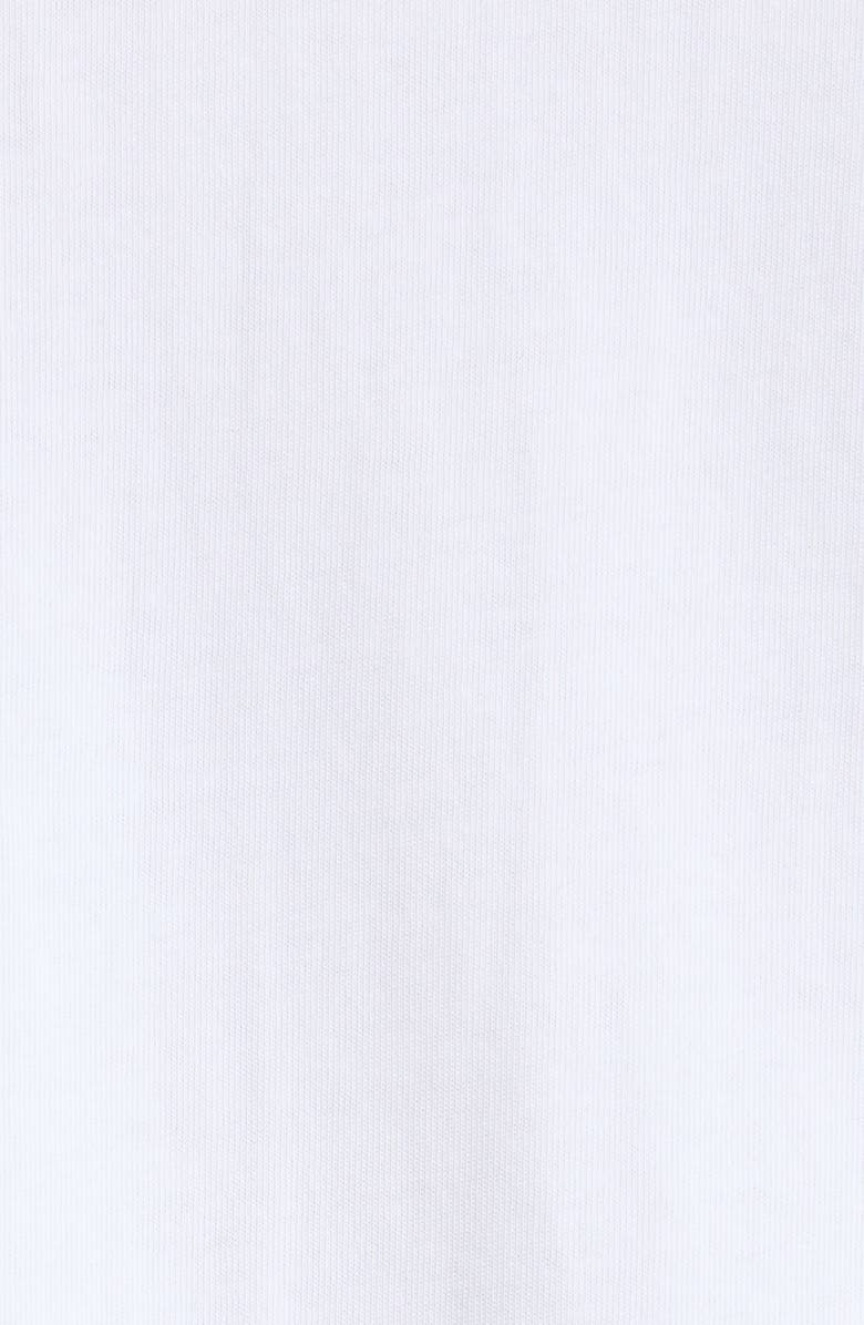 SANTO STUDIO Arrivederci Drappo Boxy Fit Cotton Graphic T-Shirt, Alternate, color, White