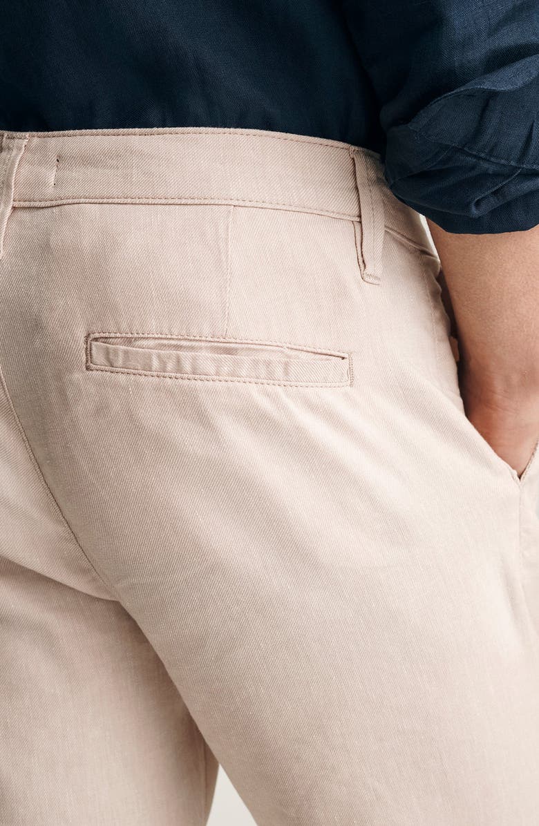 Mavi Jeans Will Pleated Linen Blend Pants, Alternate, color,