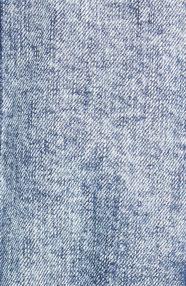 Ulla Johnson Sabra Acid Wash Stretch Cotton Denim Jumpsuit, Alternate, color,