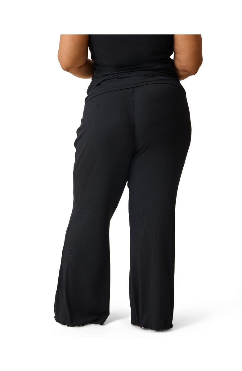 Kindred Bravely Ribbed Modal Lounge Pant, Alternate, color, Black