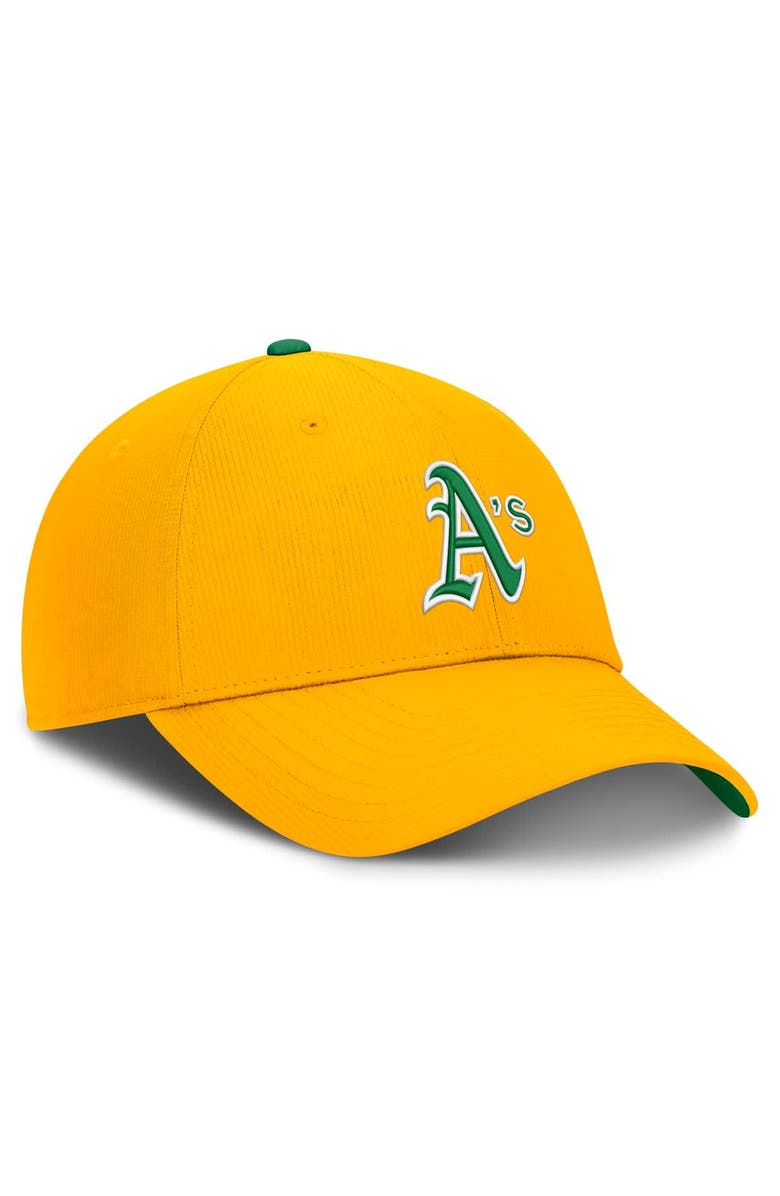 Nike Men's Nike Gold Oakland Athletics Cooperstown Collection Club Dri-FIT Adjustable Hat, Alternate, color, Gold