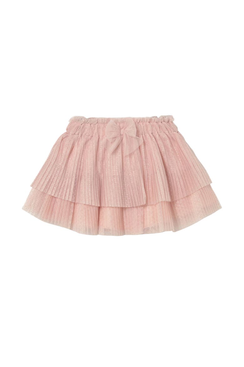 Pleated Tulle Skirt, Main, color, Pink