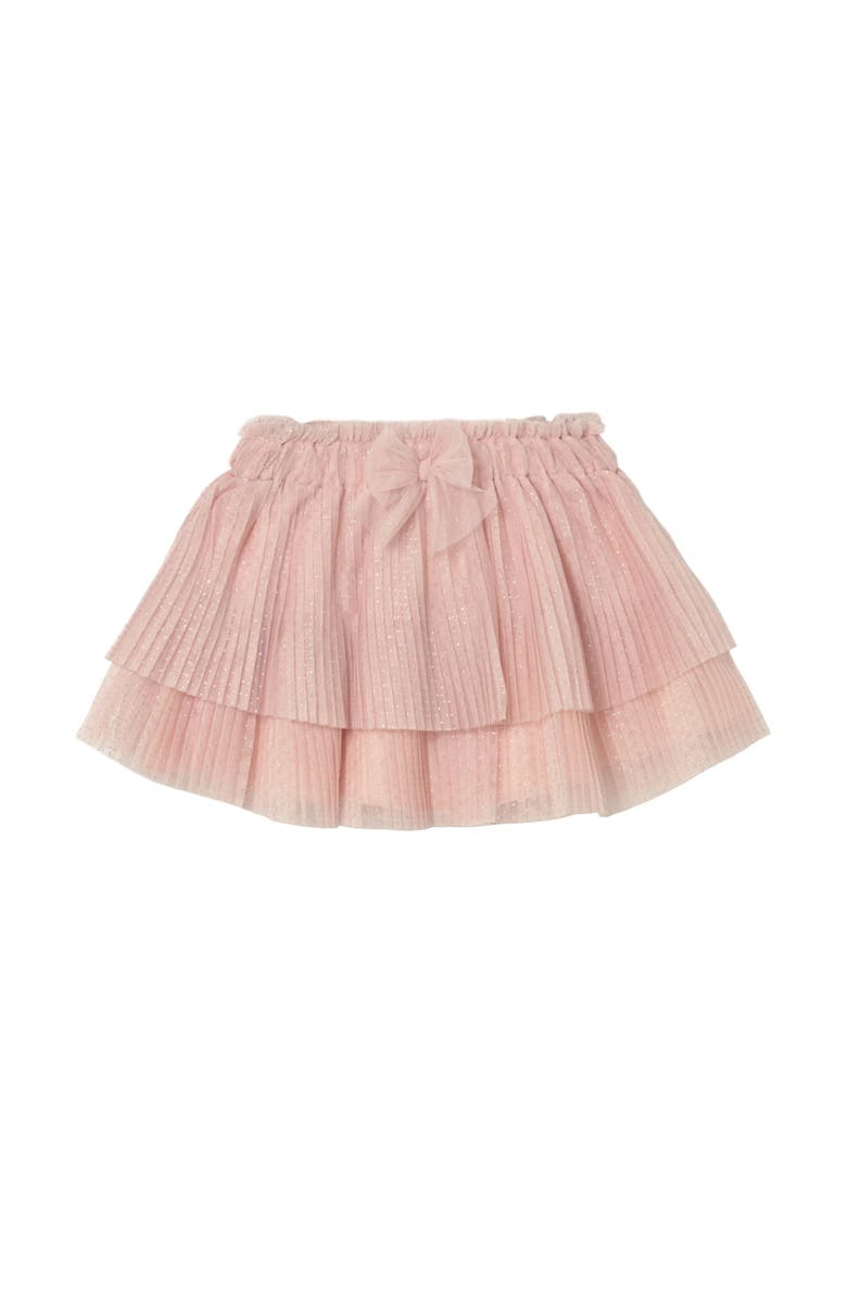 Mayoral Pleated Tulle Skirt, Main, color, Pink