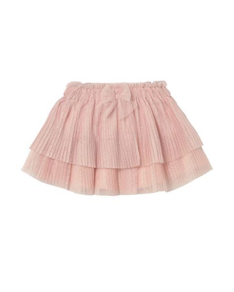 Pleated Tulle Skirt