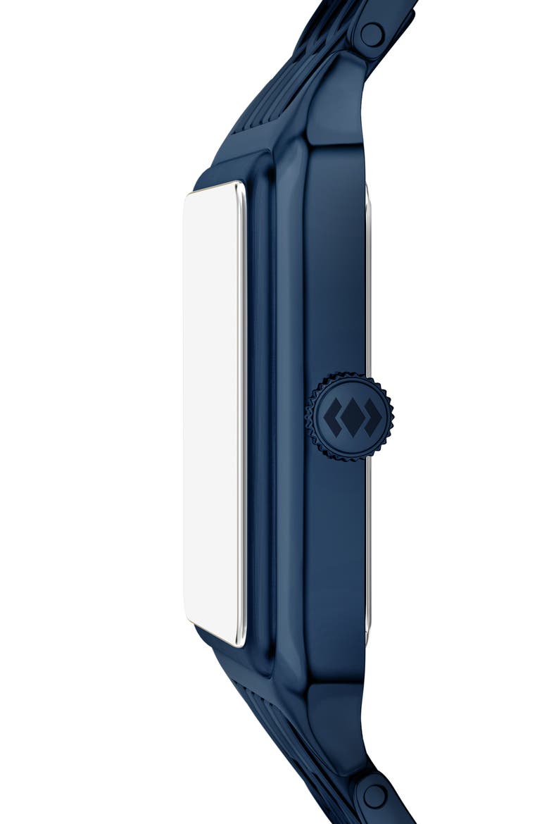 Raquel Navy Bracelet Watch, 26mm x 40mm, Alternate, color, NAVY
