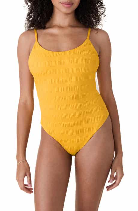 Andie Lucaya Smocked One-Piece Swimsuit