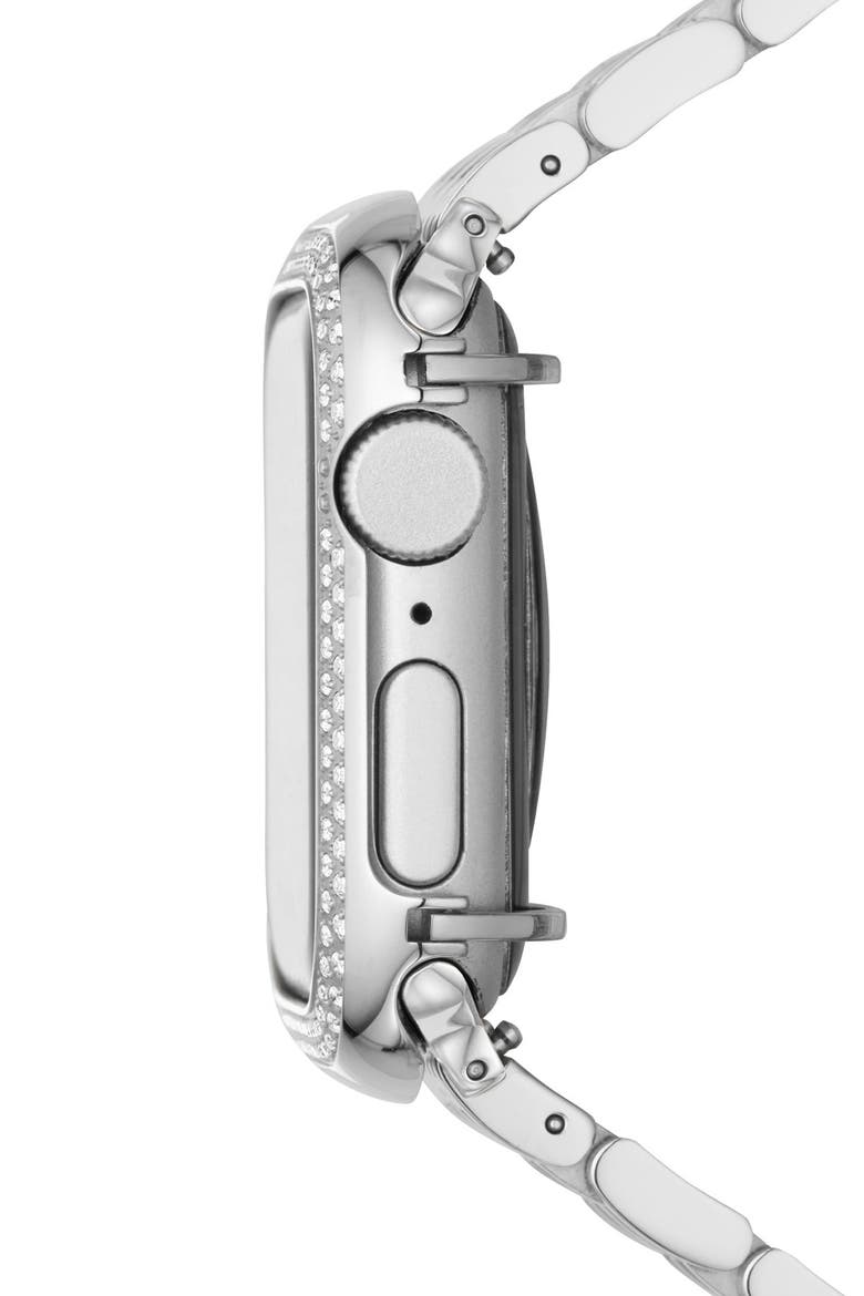 40mm Diamond Apple Watch® Case Attachment, Alternate, color, STAINLESS