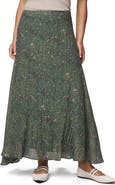 Splendid Versailles Floral Tiered Maxi Skirt