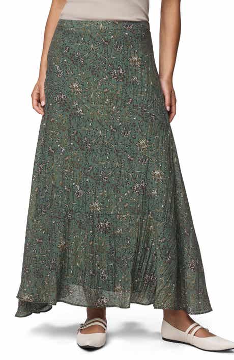Versailles Floral Tiered Maxi Skirt