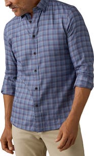 Faherty The Movement Stretch Cotton Blend Twill Button-Up Shirt